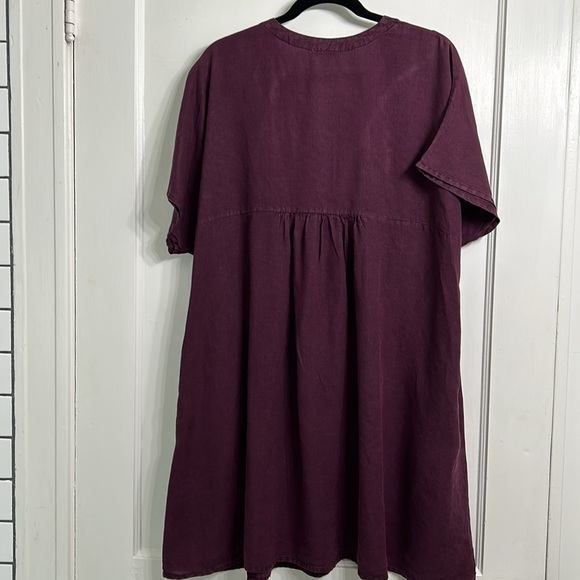 Sundance XXL purple linen dress - Picture 4 of 4